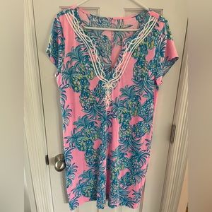 Lily Pulitzer Short Sleeve Resort Dress XL